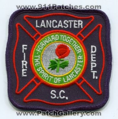 Lancaster Fire Department (South Carolina)
Scan By: PatchGallery.com
Keywords: dept. s.c. forward together the spirit of