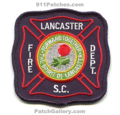 Lancaster Fire Department Patch (South Carolina)
Scan By: PatchGallery.com
Keywords: dept. forward together the spirit of