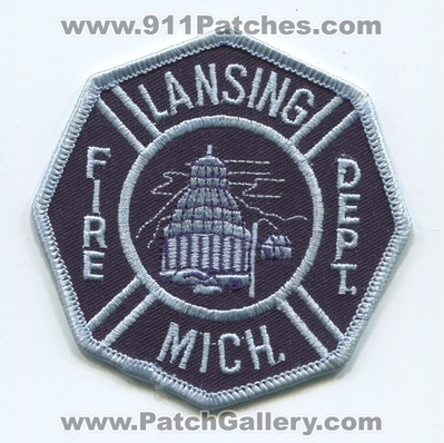 Lansing Fire Department Patch (Michigan)
Scan By: PatchGallery.com
Keywords: dept. mich.