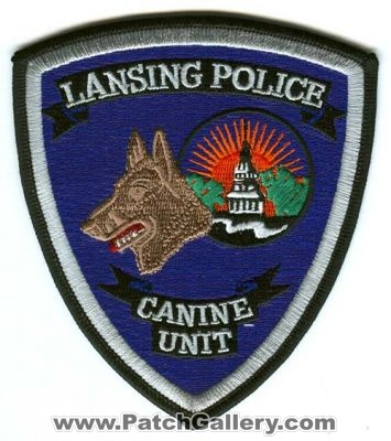 Lansing Police K-9 Unit (Michigan)
Scan By: PatchGallery.com
Keywords: k9 canine