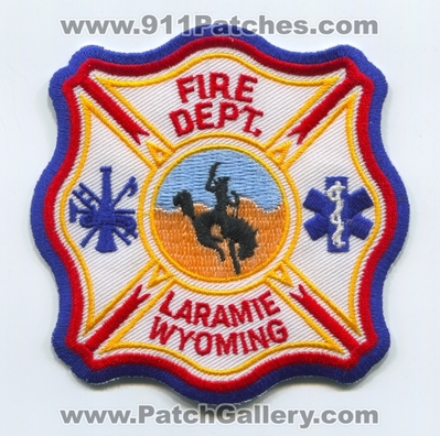 Laramie Fire Department Patch (Wyoming)
Scan By: PatchGallery.com
Keywords: dept.