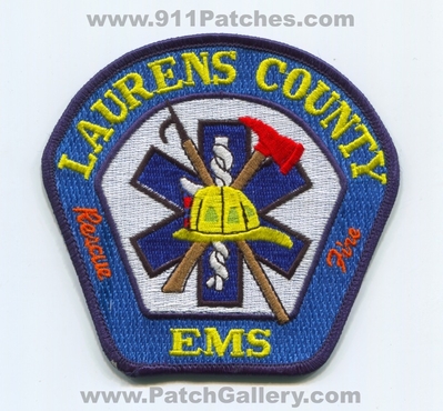 Laurens County Fire Rescue EMS Department Patch (South Carolina)
Scan By: PatchGallery.com
Keywords: co. dept.