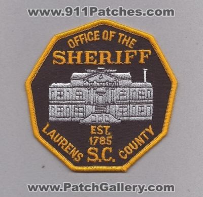 Laurens County Sheriff's Department (South Carolina)
Thanks to Paul Howard for this scan.
Keywords: sheriffs dept. office of the s.c.