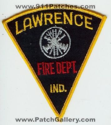 Lawrence Fire Department (Indiana)
Thanks to Mark C Barilovich for this scan.
Keywords: dept. ind.