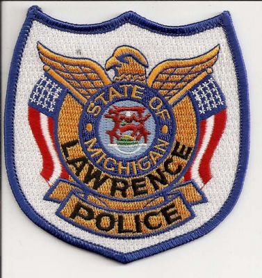 Lawrence Police
Thanks to EmblemAndPatchSales.com for this scan.
Keywords: michigan