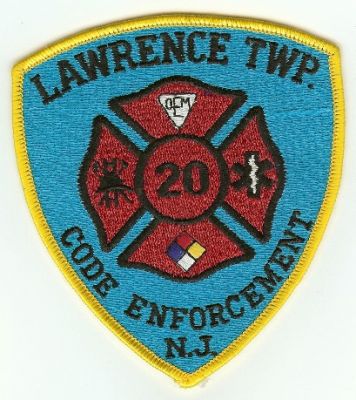 Lawrence Twp Code Enforcement
Thanks to PaulsFirePatches.com for this scan.
Keywords: new jersey fire township