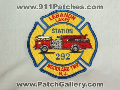 Lebanon Lakes Fire Department Station 292 (New Jersey)
Thanks to Walts Patches for this picture.
Keywords: dept. woodland twp. township n.j.