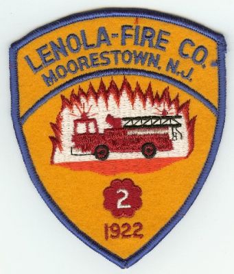 Lenola Fire Co
Thanks to PaulsFirePatches.com for this scan.
Keywords: new jersey company moorestown 2