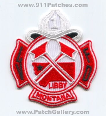 Libby Volunteer Fire Department 1 Patch (Montana)
Scan By: PatchGallery.com
Keywords: vol. dept. lvfd