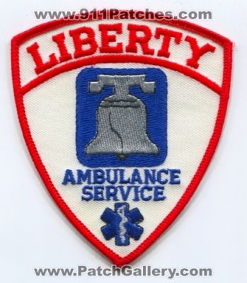 Liberty Ambulance Service Patch (Florida)
Scan By: PatchGallery.com
Keywords: ems