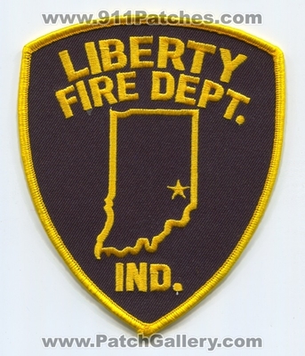 Liberty Fire Department Patch (Indiana)
Scan By: PatchGallery.com
Keywords: dept. ind.