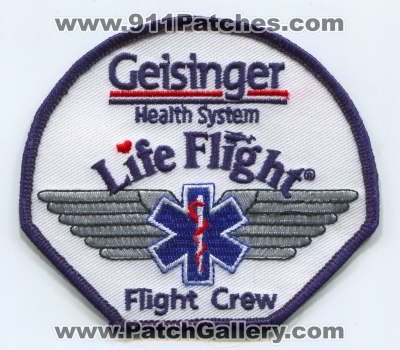 Life Flight Flight Crew Patch (Pennsylvania)
Scan By: PatchGallery.com
Keywords: ems air medical helicopter ambulance geisinger health system