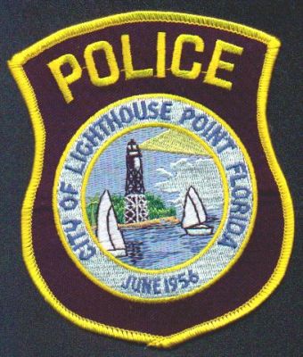 Lighthouse Point Police
Thanks to EmblemAndPatchSales.com for this scan.
Keywords: florida city of
