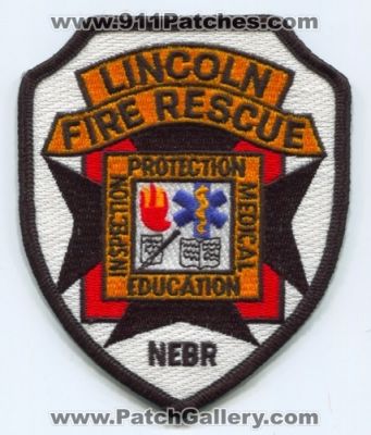 Lincoln Fire Rescue Department (Nebraska)
Scan By: PatchGallery.com
Keywords: dept. protection education inspection medical nebr