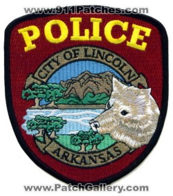 Lincoln Police (Arkansas)
Thanks to apdsgt for this scan.
Keywords: city of