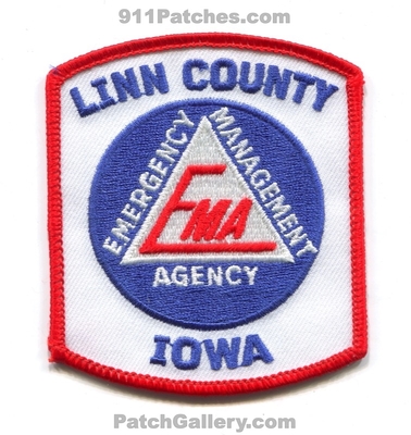 Linn County Emergency Management Agency Patch (Iowa)
Scan By: PatchGallery.com
Keywords: co. ema fire ems police