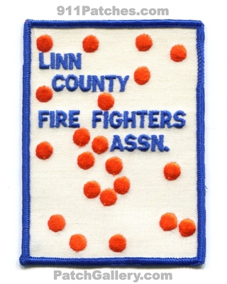 Linn County Firefighters Association Patch (Iowa)
Scan By: PatchGallery.com
Keywords: co. ffs assn. assoc. fire department dept.