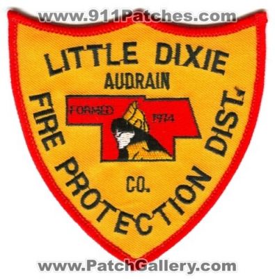Little Dixie Fire Protection District (Missouri)
Scan By: PatchGallery.com
Keywords: dist. audrain county co.
