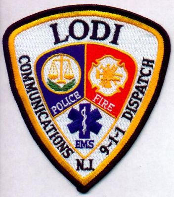 Lodi Communications 9-1-1 Dispatch
Thanks to EmblemAndPatchSales.com for this scan.
Keywords: new jersey fire police ems 911