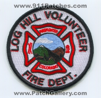 Log Hill Volunteer Fire Department Firefighter Patch (Colorado)
[b]Scan From: Our Collection[/b]
Keywords: vol. dept.