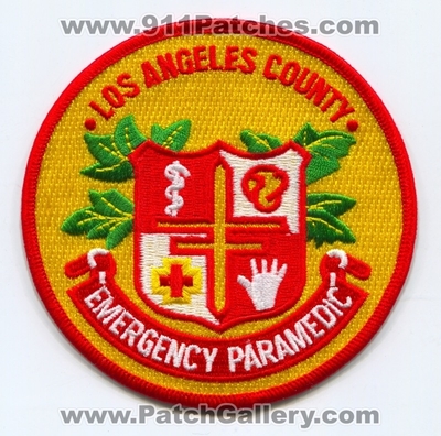Los Angeles County Emergency Paramedic EMS Patch (California)
Scan By: PatchGallery.com
Keywords: laco l.a.co. ambulance
