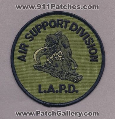 Los Angeles Police Department Air Support Division (California)
Thanks to PaulsFirePatches.com for this scan.
Keywords: l.a.p.d. lapd dept. helicopter