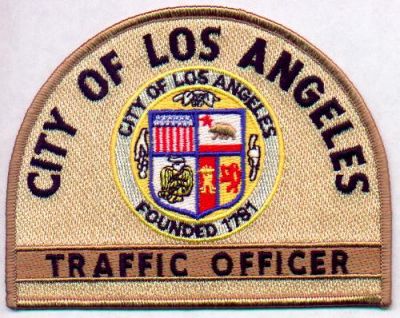 Los Angeles Police Traffic Officer
Thanks to EmblemAndPatchSales.com for this scan.
Keywords: california lapd city of