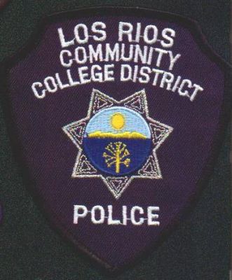 Los Rios Community College District Police
Thanks to EmblemAndPatchSales.com for this scan.
Keywords: california