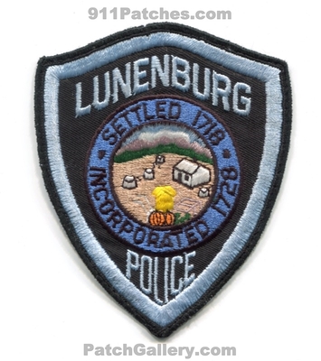 Lunenburg Police Department Patch (Massachusetts)
Scan By: PatchGallery.com
Keywords: dept. settled 1718 incorporated 1728