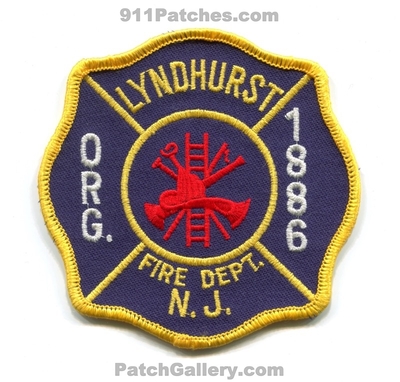 Lyndhurst Fire Department Patch (New Jersey)
Scan By: PatchGallery.com
Keywords: dept. org. 1886