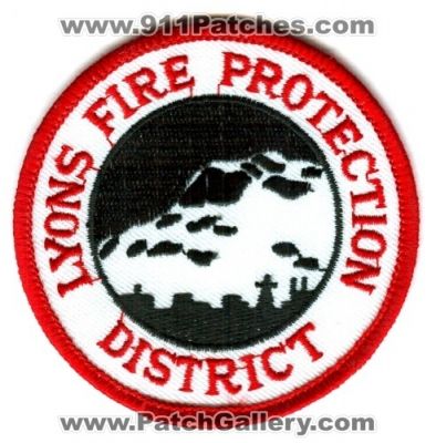 Lyons Fire Protection District Patch (Colorado)
[b]Scan From: Our Collection[/b]
