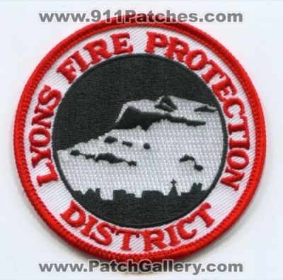 Lyons Fire Protection District Patch (Colorado)
[b]Scan From: Our Collection[/b]
Keywords: department dept.