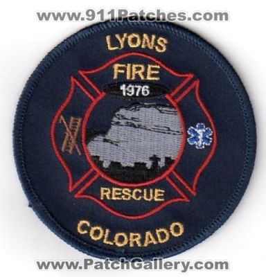 Lyons Fire Rescue (Colorado)
Thanks to Jack Bol for this scan.
