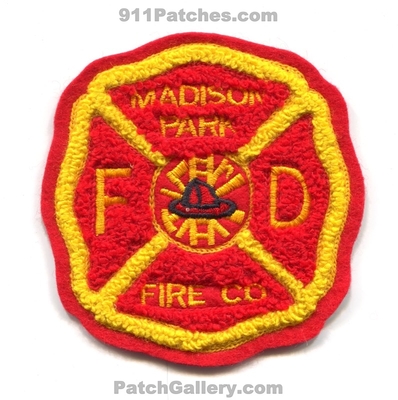Madison Park Fire Department Company Patch (New Jersey)
Scan By: PatchGallery.com
Keywords: dept. co.