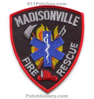 Madisonville Fire Rescue Department EMS Patch (Tennessee)
Scan By: PatchGallery.com
Keywords: dept.