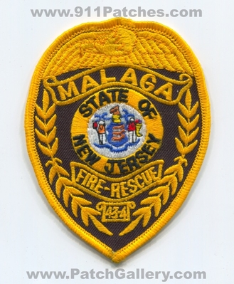 Malaga Fire Rescue Department 43-4 Patch (New Jersey)
Scan By: PatchGallery.com
Keywords: dept.