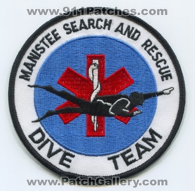 Manistee Search and Rescue SAR Dive Team Patch (Michigan)
Scan By: PatchGallery.com
Keywords: & ems scuba