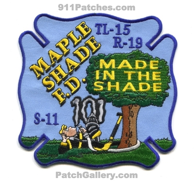 Maple Shade Fire Department Tower Ladder 15 Rescue 19 Squad 11 Patch (New Jersey)
Scan By: PatchGallery.com
Keywords: dept. tl-15 r-19 s-11 station made in the