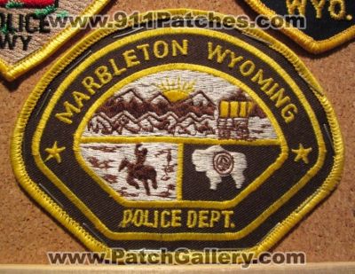 Marbleton Police Department (Wyoming)
Picture By: PatchGallery.com
Thanks to Jeremiah Herderich
Keywords: dept.
