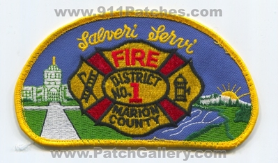 Marion County Fire District Number 1 Patch (Oregon)
Scan By: PatchGallery.com
Keywords: co. dist. no. #1 department dept.