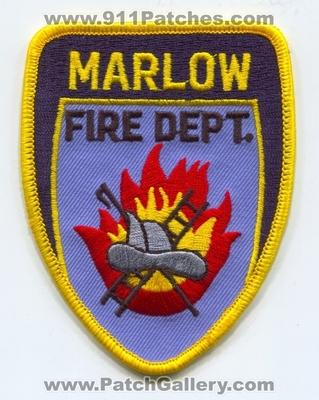 Marlow Fire Department Patch (UNKNOWN STATE)
Scan By: PatchGallery.com
Keywords: dept.