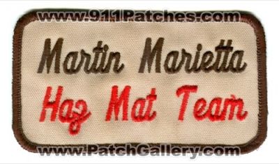Martin Marietta Fire Department Haz-Mat Team Patch (Colorado)
[b]Scan From: Our Collection[/b]
Keywords: dept. hazmat