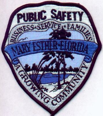 Mary Esther Public Safety
Thanks to EmblemAndPatchSales.com for this scan.
Keywords: florida dps