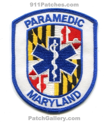 Maryland State Paramedic EMS Patch (Maryland)
Scan By: PatchGallery.com
Keywords: emergency medical services ambulance