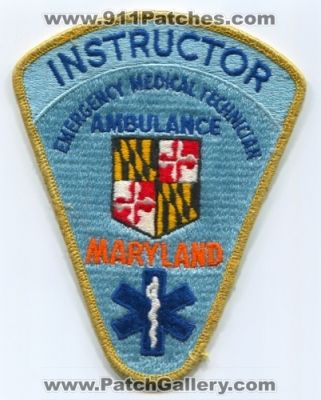 Maryland State EMT Ambulance Instructor (Maryland)
Scan By: PatchGallery.com
Keywords: ems emergency medical technician