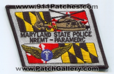 Maryland State Police NREMT Paramedic Patch (Maryland)
Scan By: PatchGallery.com
Keywords: department dept. ems air medical helicopter ambulance