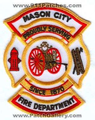 Mason City Fire Department Patch (Iowa)
Scan By: PatchGallery.com
Keywords: dept.