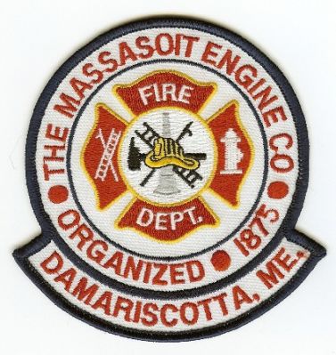 Massasoit Engine Co Fire Dept
Thanks to PaulsFirePatches.com for this scan.
Keywords: maine department company damariscotta
