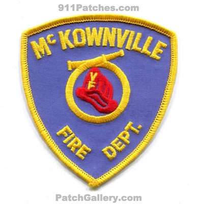 McKnownville Fire Department Patch (New York)
Scan By: PatchGallery.com
Keywords: dept.