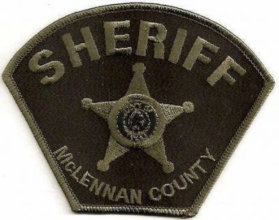 McLennan County Sheriff
Thanks to EmblemAndPatchSales.com for this scan.
Keywords: texas